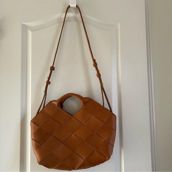 Parker Clay Acacia Woven Crossbody Bag - Picture 2 of 10